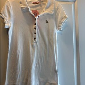 Kids White Polo Shirt